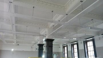 sheffield institute of art ceiling restoration